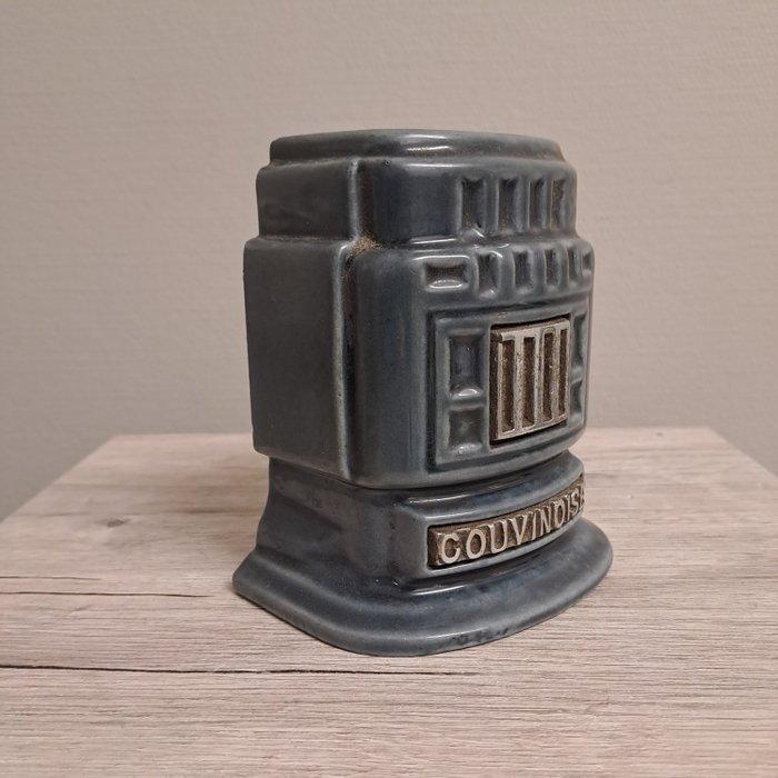 Couvinoise - Spaarpot - Smeedijzer - Miniatuurstoof, Antiek en Kunst, Curiosa en Brocante
