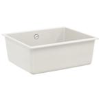 vidaXL Wasbak Wit 530 x 460 mm 80% Kwarts en 20% Hars, Huis en Inrichting, Verzenden, Nieuw