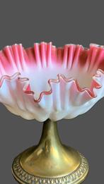 WMF / Geislingen - Beker op een voet - vidro opalino, Metaal, Antiek en Kunst