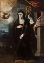 Madrid school (XVII) - Saint Walburga, Benedictine Abbess