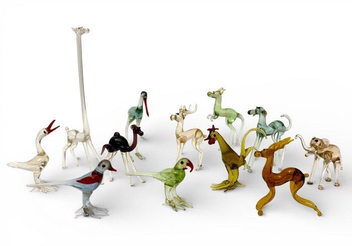 Beeldje - sculture in miniatura / segnaposto (12) - Glas, Antiek en Kunst, Curiosa en Brocante