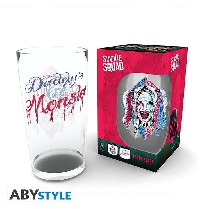 DC Comics Harley Quinn XXL Glas, Verzamelen, Film en Tv, Ophalen of Verzenden