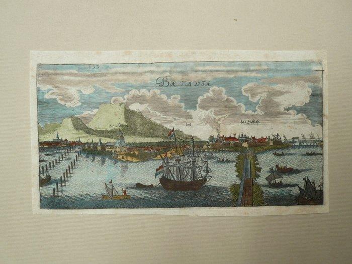 Indonesië - Jakarta; Gabriel Bodenehr - Batavia - 1751-1760, Boeken, Atlassen en Landkaarten