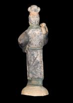 Oud-Chinees Terracotta Vrouwelijk hofdienaar beeldje