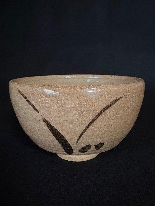 Yamaoka Shoen - Theekom - Klei - Karatsu Chawan, Antiek en Kunst, Antiek | Overige Antiek