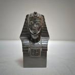 Sculpture, Buste - Egyptomania - 11 cm - Bronze - 1920, Antiquités & Art