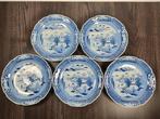 Set of Small Vintage Imari Ware plates  - Bord (5) -, Antiek en Kunst