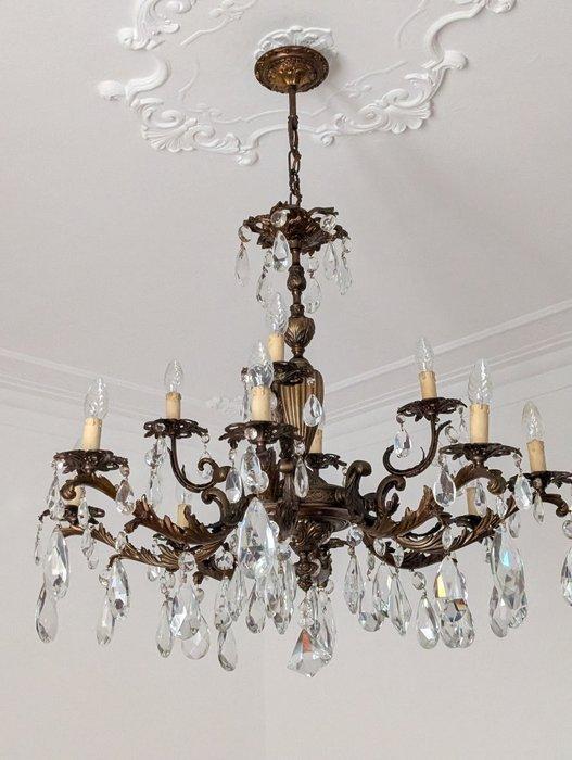 Kroonluchter - Brons - Barok gigantisch - H : 110 cm, Antiquités & Art, Antiquités | Autres Antiquités