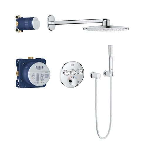 Grohe Smartcontrol Inbouw Mengkraan 2 Stralen Rond Chroom, Doe-het-zelf en Bouw, Sanitair, Kraan, Nieuw, Chroom, Ophalen of Verzenden