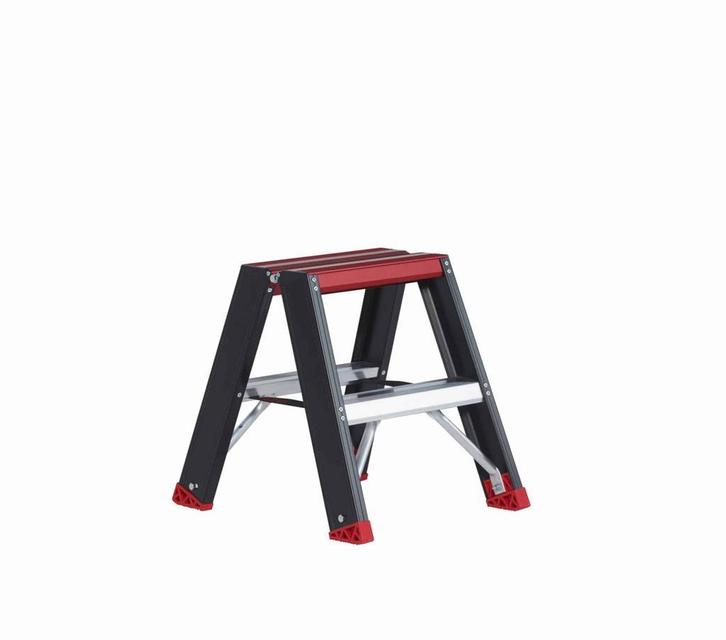 Altrex dubbele trapladder Taurus 2×2 treden, Doe-het-zelf en Bouw, Ladders en Trappen, Trap, Nieuw, Minder dan 2 meter, Ophalen of Verzenden