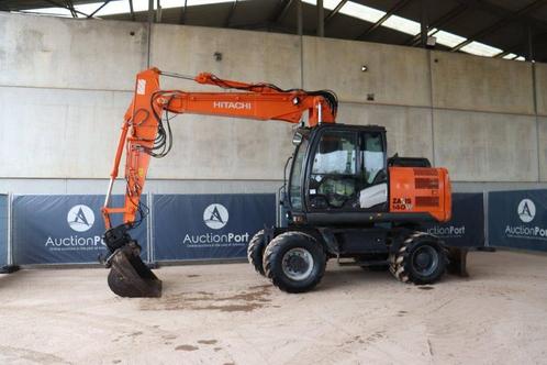 Veiling: Wielgraafmachine Hitachi ZX140W-5B Diesel 2014, Articles professionnels, Machines & Construction | Grues & Excavatrices