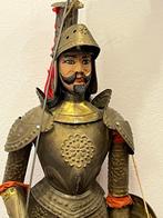 Beeldje - Pupo siciliano - Hout, stof, goudsteen, hout