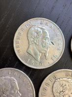 Italie. Vittorio Emanuele II. 5 Lire 1870-1877 (Sans Prix de, Postzegels en Munten