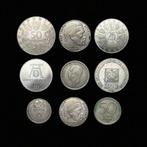 Wereld. Lot of 9 coins, various countries and denominations