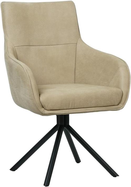 Leren eetkamerstoel - Draaibaar - Automatisch terug naar, Huis en Inrichting, Stoelen, Overige kleuren, Eén, Nieuw, Leer, Ophalen of Verzenden