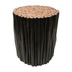 Houten Krukje Bijzettafel Handgemaakt 40 cm Hoog 34 cm, Huis en Inrichting, Ophalen of Verzenden, Nieuw