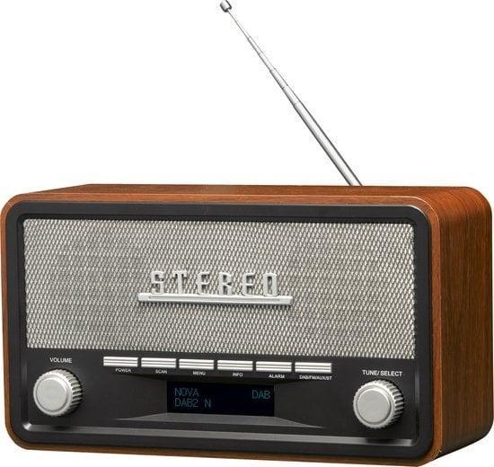 2dekans | Denver DAB Radio - Retro Radio - Bluetooth - DAB+/, Audio, Tv en Foto, Tuners, Ophalen of Verzenden