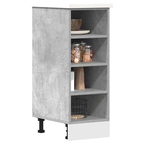 vidaXL Onderkast Riga 30x44,5x81,5 cm bewerkt hout, Huis en Inrichting, Kasten | Overige, Nieuw, Verzenden