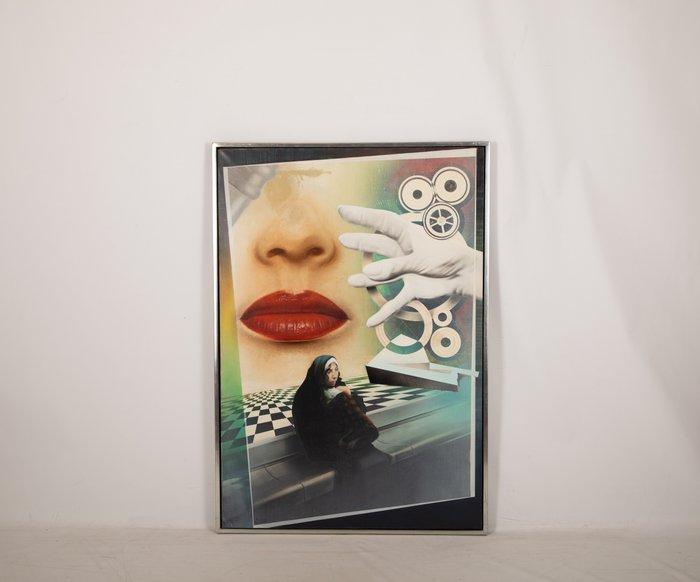 Roger van Belleghem (1922-2002) - Action, Antiek en Kunst, Kunst | Schilderijen | Modern