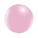 Lichtroze Reuze Ballon 60cm, Nieuw, Verzenden