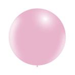 Lichtroze Reuze Ballon 60cm, Verzenden, Nieuw