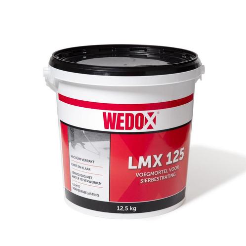 Voegmortel Wedox LMX 125 Sierbestrating 12.5Kg Zilvergrijs, Doe-het-zelf en Bouw, Sanitair, Overige typen, Nieuw, Ophalen of Verzenden