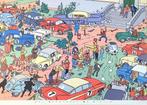Hergé - 1 Offset Print - Tintin - Coke en stock - 1998, Livres
