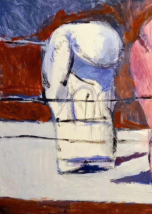 GONZHO - Primer asalto (No reserve), Antiek en Kunst, Kunst | Schilderijen | Modern