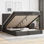 vidaXL Ottoman bed met matrassen en LEDs 200x200cm, Huis en Inrichting, Slaapkamer | Bedden, Verzenden, Nieuw