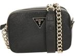 Guess Noelle - Crossbodytas Dames - 2 hoofdvakken - Zwart, Kleding | Dames, Verzenden, Zo goed als nieuw