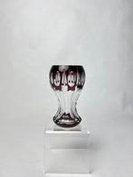 Val Saint Lambert - Vaas - Cotes plates Amethist - Kristal -, Antiek en Kunst