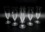 Moser & Söhne - Champagne fluitje (6) - KONINKLIJK - Kristal