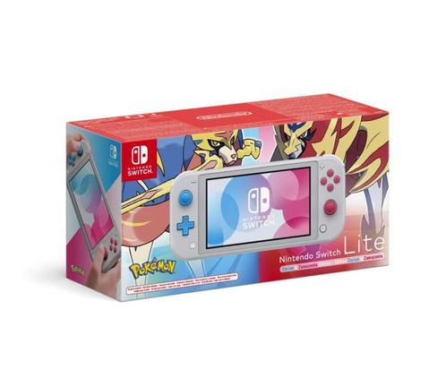 Nintendo Switch Lite Pokemon Zacian & Zamazenta Edition i..., Games en Spelcomputers, Spelcomputers | Nintendo Switch Lite, Zo goed als nieuw