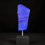 Lapis Lazuli Plaat op decoratieve messing basis - Hoogte:, Nieuw