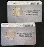 Nederland. 1 Gulden 1955 + 1967 in coincard - De Laatste