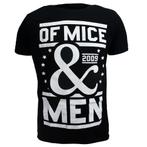 Of Mice & Men Centennial Band T-Shirt Zwart - Officiële, Nieuw