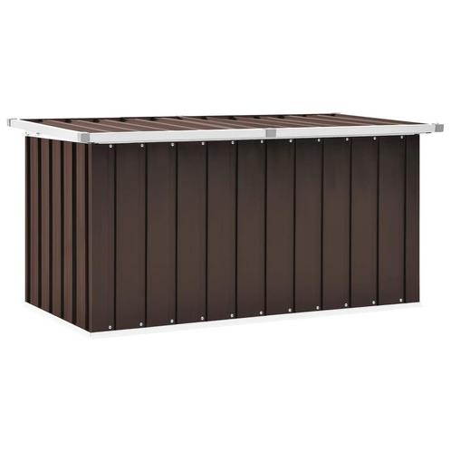 vidaXL Tuinbox 129x67x65 cm bruin, Tuin en Terras, Bergingen en Tuinkasten, Nieuw, Verzenden