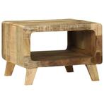 vidaXL Koffietafel 50x50x35 cm Massief Ruw Mango Hout, Huis en Inrichting, Tafels | Salontafels, Verzenden, Nieuw