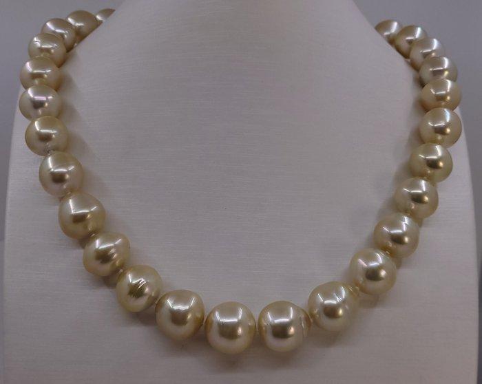 Halsketting - 14 karaat Geel goud - Gecertificeerde, Handtassen en Accessoires, Kettingen