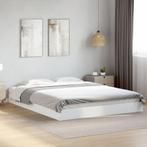 vidaXL Bedframe bewerkt hout wit 160x200 cm, Huis en Inrichting, Slaapkamer | Bedden, Verzenden, Nieuw