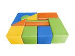 Foam blokken - soft play bouwblokken - 11 delig - multicolor, Kinderen en Baby's, Ophalen of Verzenden, Nieuw