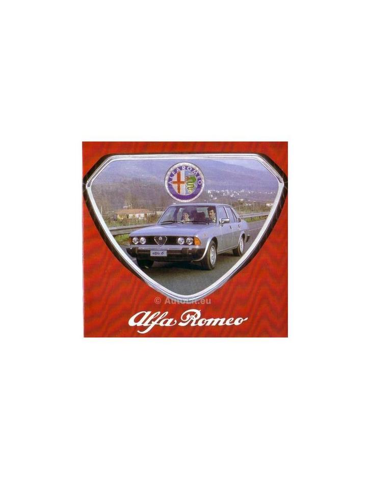 Alfa Romeo Programma Brochure Nederlands 09/1979, Boeken, Auto's | Folders en Tijdschriften