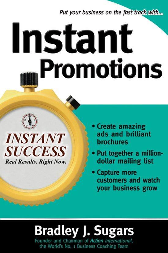 Instant Promotions 9780071466653 Bradley Sugars, Livres, Langue | Anglais, Envoi