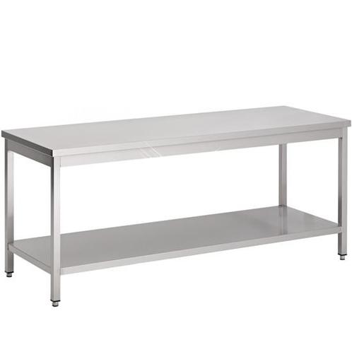Rvs woktafel met bodemschap 1700x500x600 mm, Zakelijke goederen, Horeca | Meubilair en Inrichting, Nieuw in verpakking, Verzenden