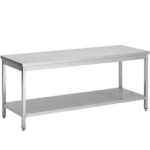 Rvs woktafel met bodemschap 1700x500x600 mm, Zakelijke goederen, Horeca | Meubilair en Inrichting, Verzenden