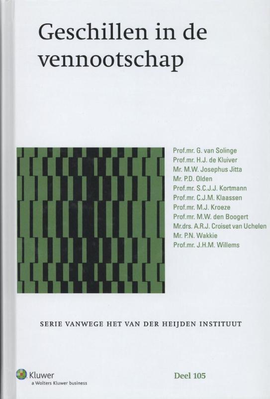Geschillen in vennootschap 9789013076493 G. van Solinge, Boeken, Wetenschap, Zo goed als nieuw, Verzenden