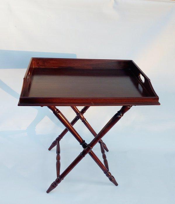 Bijzettafel - Hout - Mahonie Butlertray, Antiek en Kunst, Curiosa en Brocante