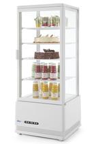 Koelvitrine | 98L | Wit | +2°C/+6°C | 5 Niveaus |, Zakelijke goederen, Verzenden, Nieuw in verpakking