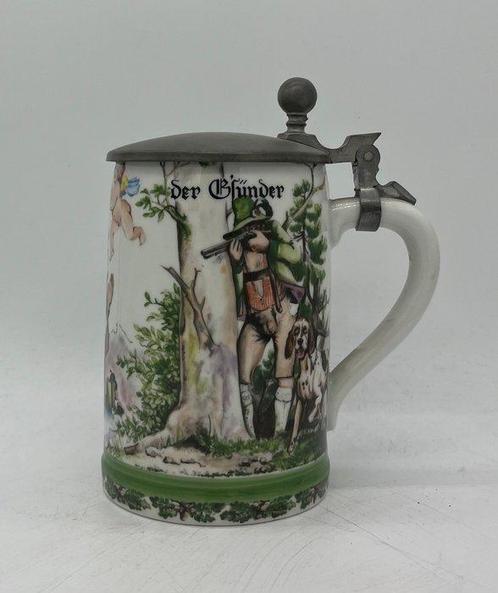 Chope de bière - Porcelaine - Chope à bière Seltmann, Antiek en Kunst, Curiosa en Brocante