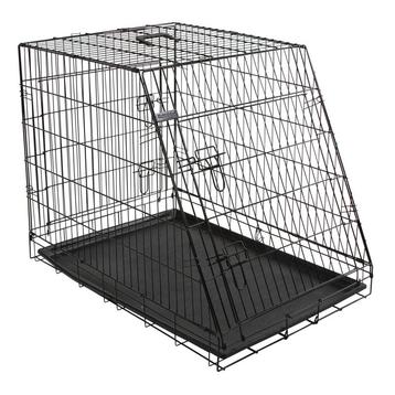 Cage de transport, noire 107x74x85cm, 2 portes - kerbl, Neuf